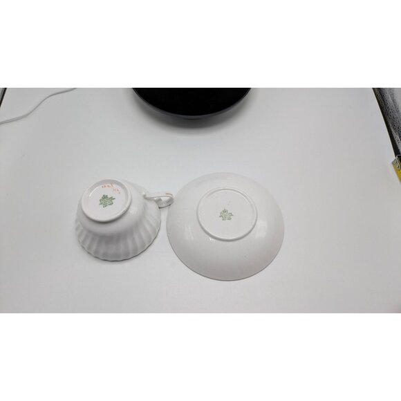 Stanley Yellow Rose Bone China Gold Trim Wide Tea Cup And Saucer Vintage Set - Picture 4 of 17